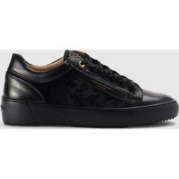Android Homme Venice Trainers Black Leather Camo AHP231-18