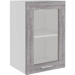 vidaXL Colgante Madera Ingeniería Gris Sonoma 40x31x60 cm Armario de Pared