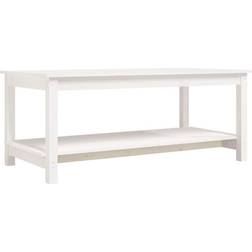vidaXL White, 110 Pine Coffee Table