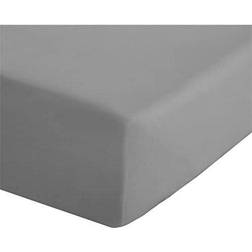 Catherine Lansfield Easy Iron Super King Fitted Bed Sheet Grey