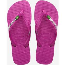 Havaianas Brasil Logo Unisex Flip Flops Rose Gum