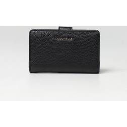 Coccinelle Medium Grained Leather Wallet - Metallic Soft