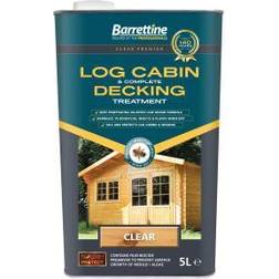 Barrettine Log Cabin & Complete Decking Treatment Clear Oil