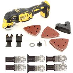 Dewalt Multiutensile Oscillatore A Batteria DCS 355 N 18 V Brushless + 29 Accessori + 6x Lame