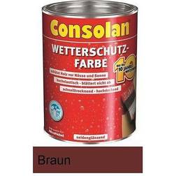 Consolan Consolan Wetterschutzfarbe seidenglänzend Braun