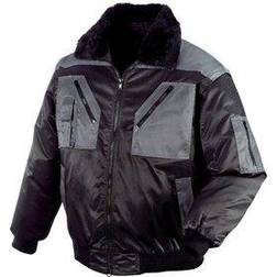 Pilotjacke Oslo Schwarz/Anthrazit