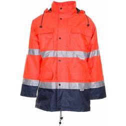 Planam Warnschutz Parka orange/marine