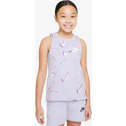 Nike Girls' NSW AOP Tank Purple