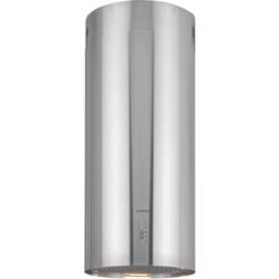 Klarstein Campana De Isla Bolea O 38 cm Escape 600 m3/h LED Incl. Filtro De Carbón Activado, Plata, Transparente