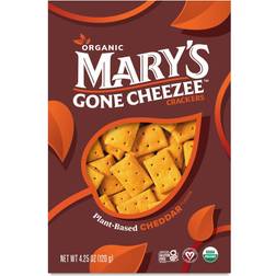 Mary's Gone Crackers Cheezee Plant-Based Cheddar Flavor, Vegan, Dairy