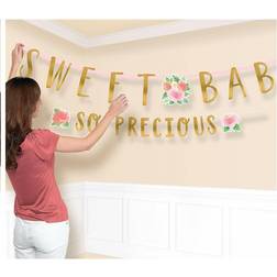 Amscan Sweet Baby Girl Guirlande DIY