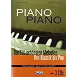 Piano Piano 3 CDs: Die 100 schönsten Melodien von Klassik bis Pop Leicht arrangiert Pocketbok