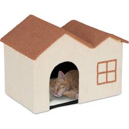 Relaxdays Cat Cave, Foldable, Hiding Place for Cats