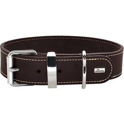 Hunter dog collar aalborg special dark brown, various