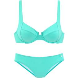 s.Oliver T-shirt Bra Bikini Set - Blue