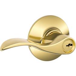 Schlage Accent Bright Keyed Entry Door Handle