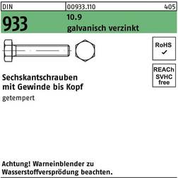 Sonstige M 10X35 FZB sætskrue DIN 933 10.9 100