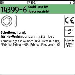 Lemvigh-Müller FZV stålskive EN 14399-6