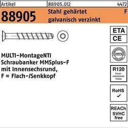 Heco MULTI-MONTI-plus F Senkkopf zn