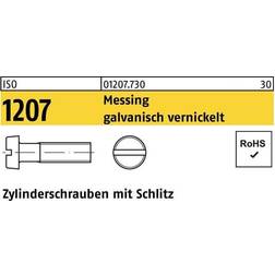 Sonstige Zylinderschraube ISO 1207 vernickelt M3 20mm KP