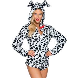 Leg Avenue Darling Dalmatian Costume for Women Black/White