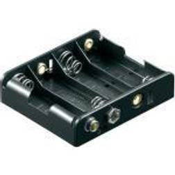 Goobay 81466 Batteriholder 4 R6 AA Trykkna.