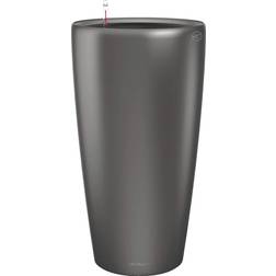 Lechuza Vaso Fioriera Rondo 32 All-In-One Carbone Metallizzato 15783 ∅32cm