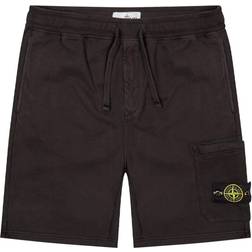 Stone Island Patch Shorts - Black