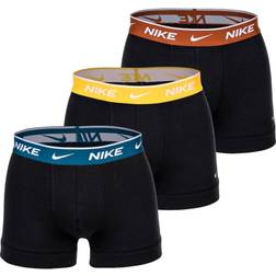 Nike Boxer Uomini Confezione da 3 Stretch Trunk 3 Pack - Unisex - Black