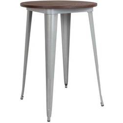 Flash Furniture CH-51090-40M1-SIL-GG 30" Bar Table