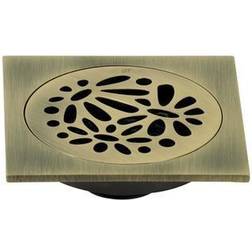 Kingston Brass Bathroom Shower Drains with Flange & Hair Trap - Antique