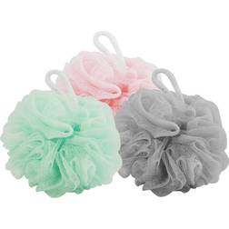 Equate Beauty Gentle Exfoliation Bath Sponge & Shower Loofahs 3-pack