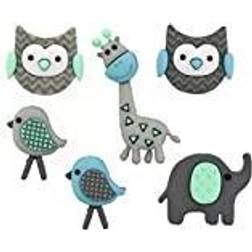 Efco Dress It Up Baby Elephant Buttons 6pcs