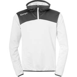 Kempa Emotion 2.0 Quarter Zip Hoody weiß/anthrazit