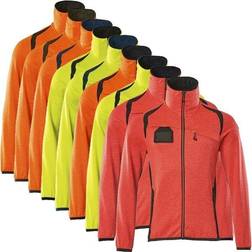 Mascot hi-vis full zip work fleece jumper jacket orange/green sizes s-xxxxxl