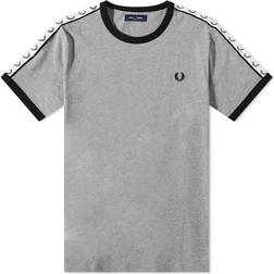 Fred Perry Taped Ringer T-shirt - Steel Marl