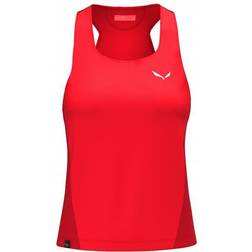 Salewa Pedroc Dry Ton Hybrid Tank Top Women - Red Flame