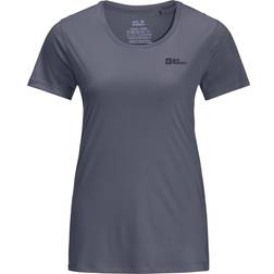 Jack Wolfskin TW Short Sleeve T-shirt - Dolphin