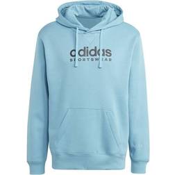 adidas Men's All SZN Fleece Graphic Hoodie - Preloved Blue