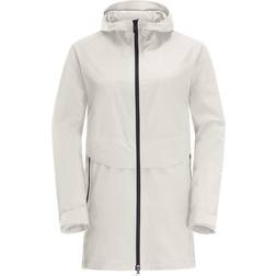 Jack Wolfskin Mainkai Long Jacket - Silver Cloud