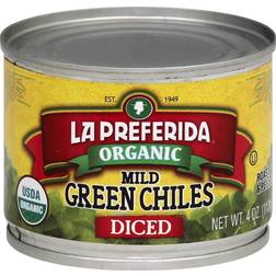 La Preferida Organic Green Chiles Mild Diced 113g 1Pacco