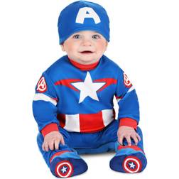 Jazwares Captain America Steve Rogers Baby Costume Blue/Red/White 12/18mo