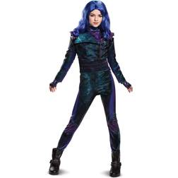 Disguise Deluxe Descendants Girls Mal Costume Disney Costumes