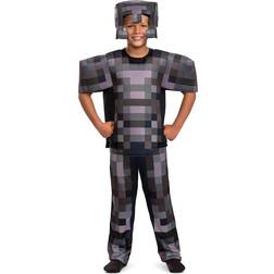 Disguise Minecraft Child Netherite Armor Deluxe Costume 4/6
