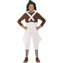 Jerry Leigh Willy Wonka Child Oompa Loompa Costume Brown/White