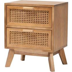 Baxton Studio Mid-Century Bedside Table