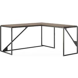 Bush Furniture Refinery 62W L Shaped Writing Desk