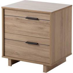 South Shore Fynn 2-Drawer Bedside Table