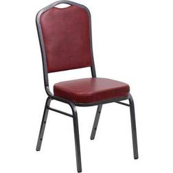 Flash Furniture FD-C01-SILVERVEIN-BURG-VY-GG HERCULES Crown Back Armchair