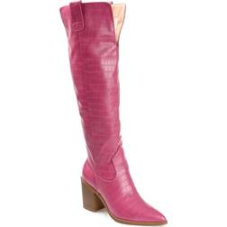 Journee Collection Therese Tru Comfort Foam Women's Knee-High Boots, Wide, Pink